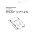SENNHEISER EK 2014 TV Instrukcja Obsługi