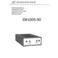 SENNHEISER EM 1005-90 Instrukcja Obsługi