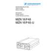 SENNHEISER MZN 16P48 MZN 16P48-U Instrukcja Obsługi